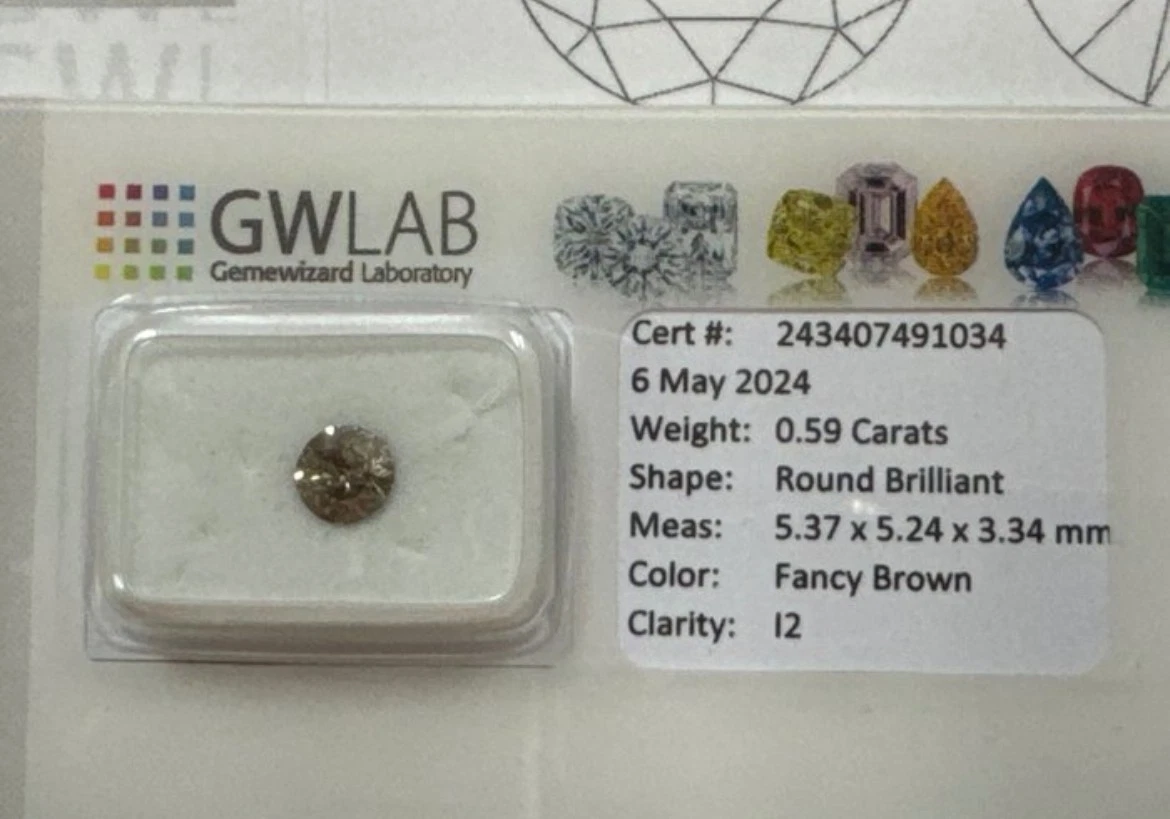 Diamante Naturale 0,05 carati | Emozioni D'Argento
