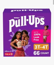 Pull-Ups Girls' Learning Designs Training Pants - Size 3T-4T - 66ct White