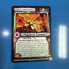 Dragon Ball Z Bojack  Subset Zanya’s Leaping Rush Down  Foil Score 22 DBZ CCG