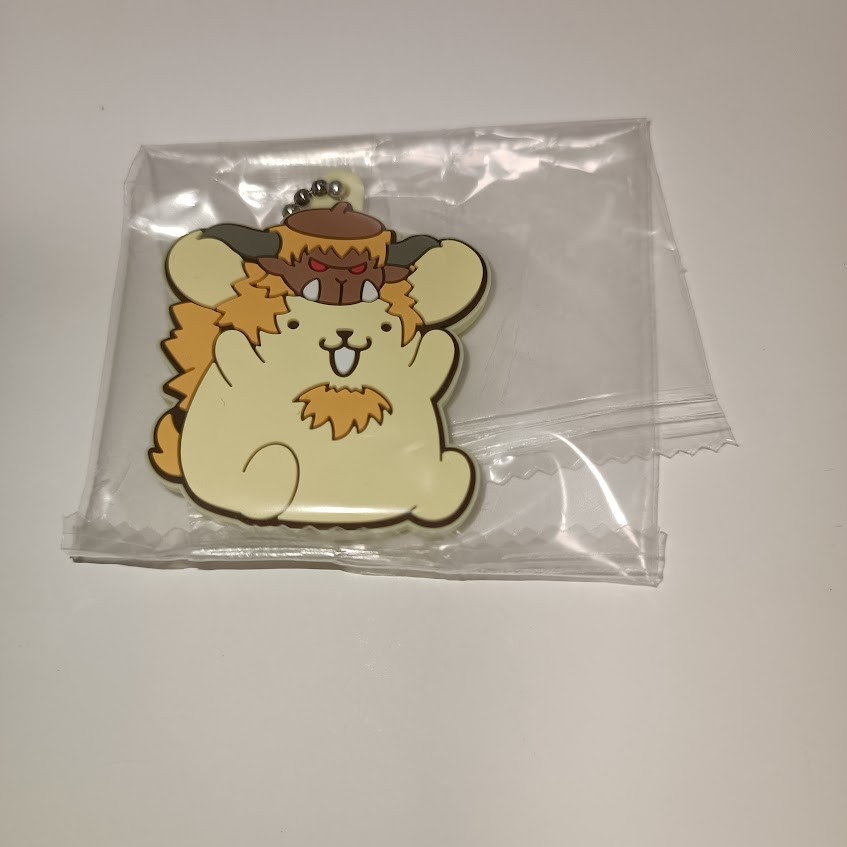 Pompompurin Monster Hunter Rubber Charm