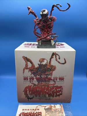 Art Asylum Rogues Gallery Carnage Figure. Open Box With COA