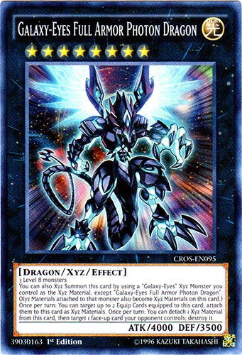 Galaxy-Eyes Full Armor Photon Dragon CROS-EN095 Super Rare 1st Edition