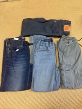Lot Of 4 Kids Jeans Size 12 - Multiple Brands Including Levi And Denizen