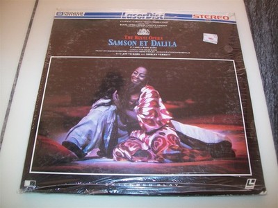 SAMSON ET DALILA 2-Laserdisc LD BRAND NEW THE ROYAL OPERA COLIN DAVIS CONDUCTS!