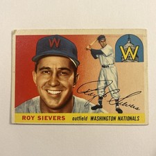 1955 Topps - Roy Sievers #16 - Washington Nationals Baseball Card