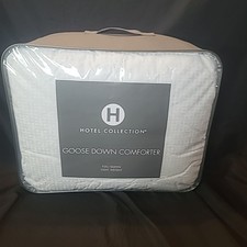 Hotel Collection European White Goose Down Comforter Light Weight FULL / QUEEN