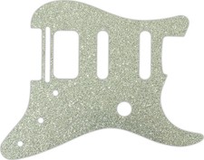 WD Custom Pickguard For Fender Fishman TriplePlay Stratocaster HSS #60SS Silv...