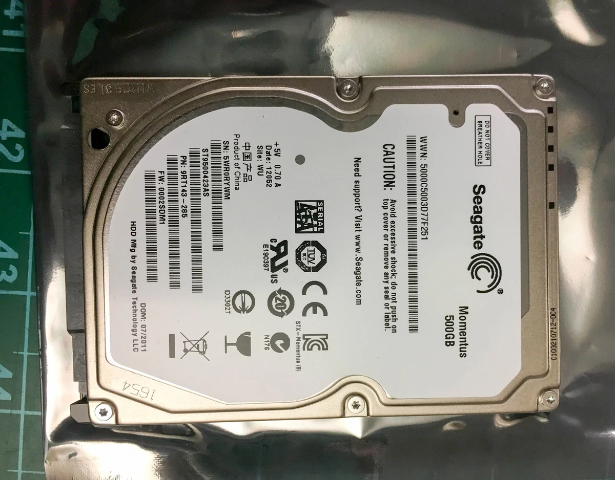 Disco Rigido Interno HDD 1TB 2,5" SATA3 5400rpm 128MB Cache - Compatibile Per Laptop Asus K75D - Ricambio Hard Disk