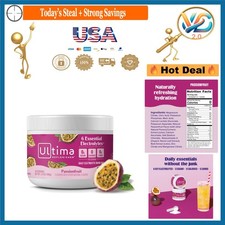 Ultima Passionfruit Electrolyte Powder Drink Mix 30 Servings Sugar Free