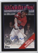 2023 Series 2 1988 Topps Baseball Black 132/199 Will Brennan #88BA-WBR Auto n0c