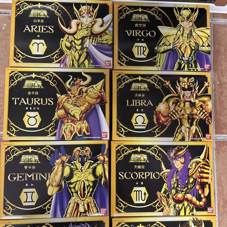 Lote Colección Completa 12 Caballeros Zodiaco Saint Seiya. Caballeros De Oro. - Imagen 2 de 4