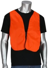  Safety Works 818040 SAFETY VEST ORANGE MESH FABRIC ONE-Size HOOK LOOP 4357182