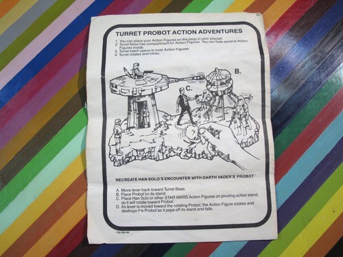 vtg 1980s ESB Star Wars ephemera - toy instruction manuals, stickers, insert - Picture 141 of 199