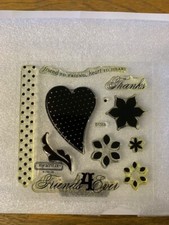 Close to My Heart- My Acrylix Stamp- Heart to Heart B1358- Spring