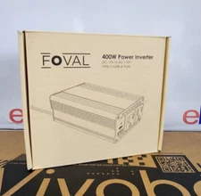 FOVAL 400W Power Inverter 12V DC to 110V AC Car Plug Adapter Outlet Converter
