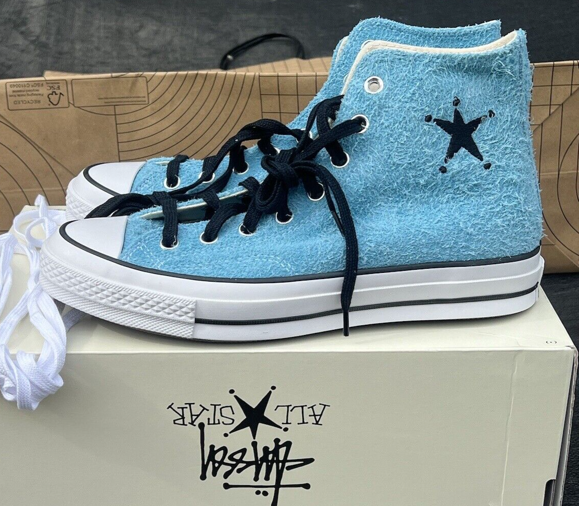 Converse x Stüssy Chuck 70 Hi Mens 8.5 Womens 10.5 NEW