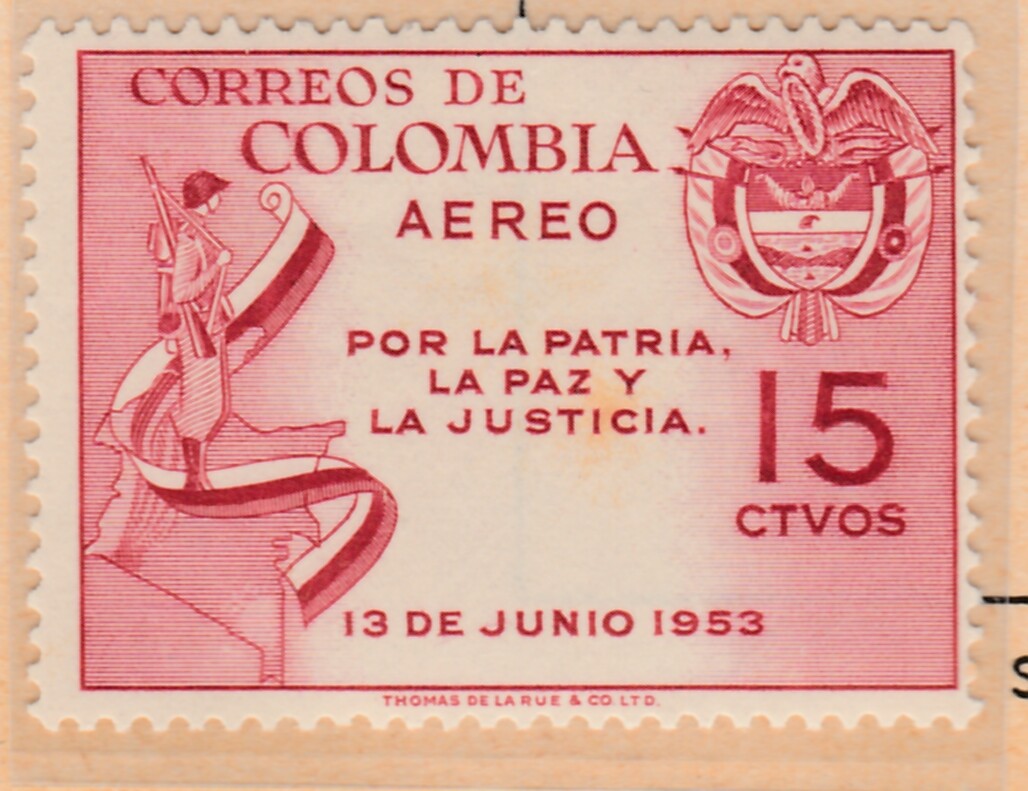 航空切手(コロンビア 1951年) Colombia Air Post 1954 15c Fine MNH** A8P52F49 | eBay