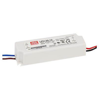 MEAN WELL LPV-20-12 20W 12V 1,67A LED Netzteil IP67