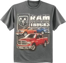 Dodge Ram Trucks Clothing Apparel Accessories Mens Graphic Tee Shirt