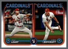 2024 Topps Update #US189 Kyle Leahy RC/Chris Roycroft RC  St. Louis Card (2500)