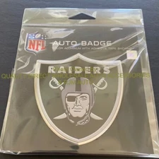 Las Vegas Raiders Metal Decal NFL Steel Auto Emblem Oakland Stocking Best Gift