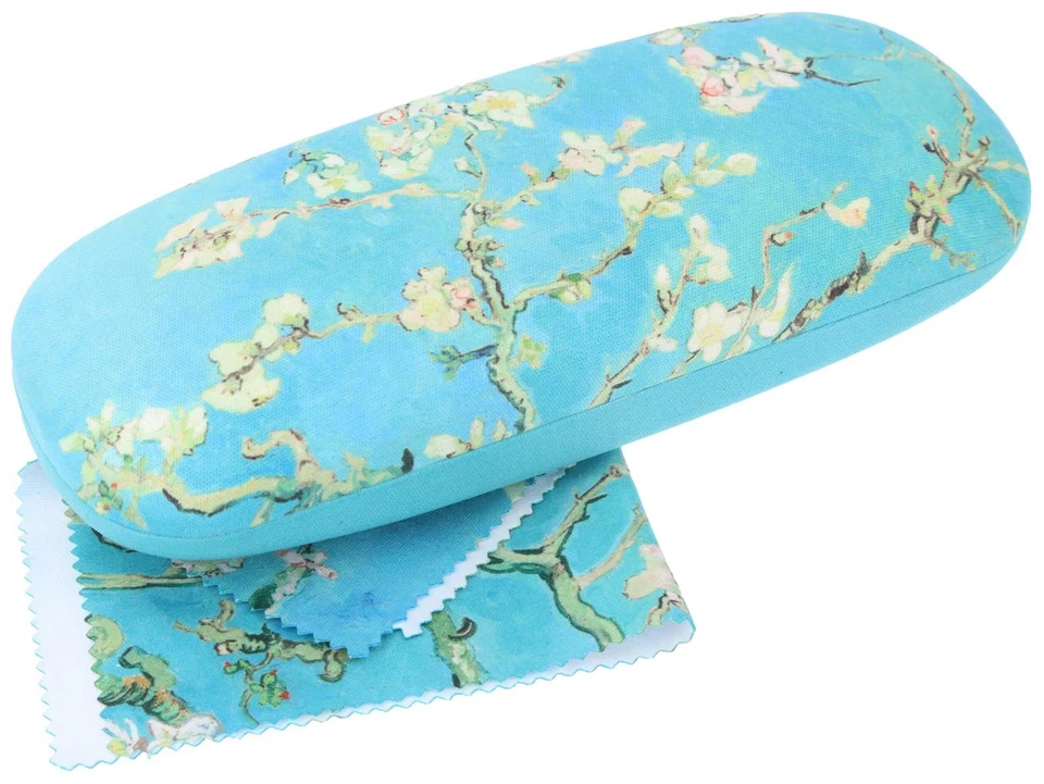 FRIDOLIN Wunderschönes Brillenetui mit dem Kunstdruck "Kirschblüte" von Vincent van Gogh