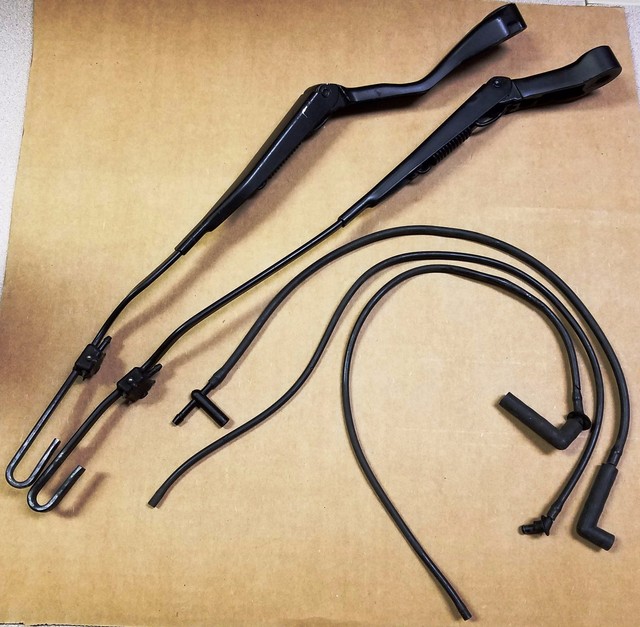 '9705 Jaguar XK8 L & R Windshield Wiper Arms,Caps,Hoses & Fittings eBay