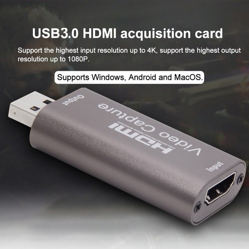 Video Capture Card HDMI To USB HD 1080P Recorder For Game/Live Streaming Tiktok - Bild 6 von 10