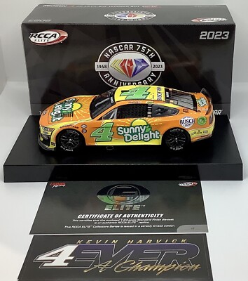 2023 1/24 #4 Kevin Harvick  Sunny Delight  Darlington ELITE Mustang 1 of 213