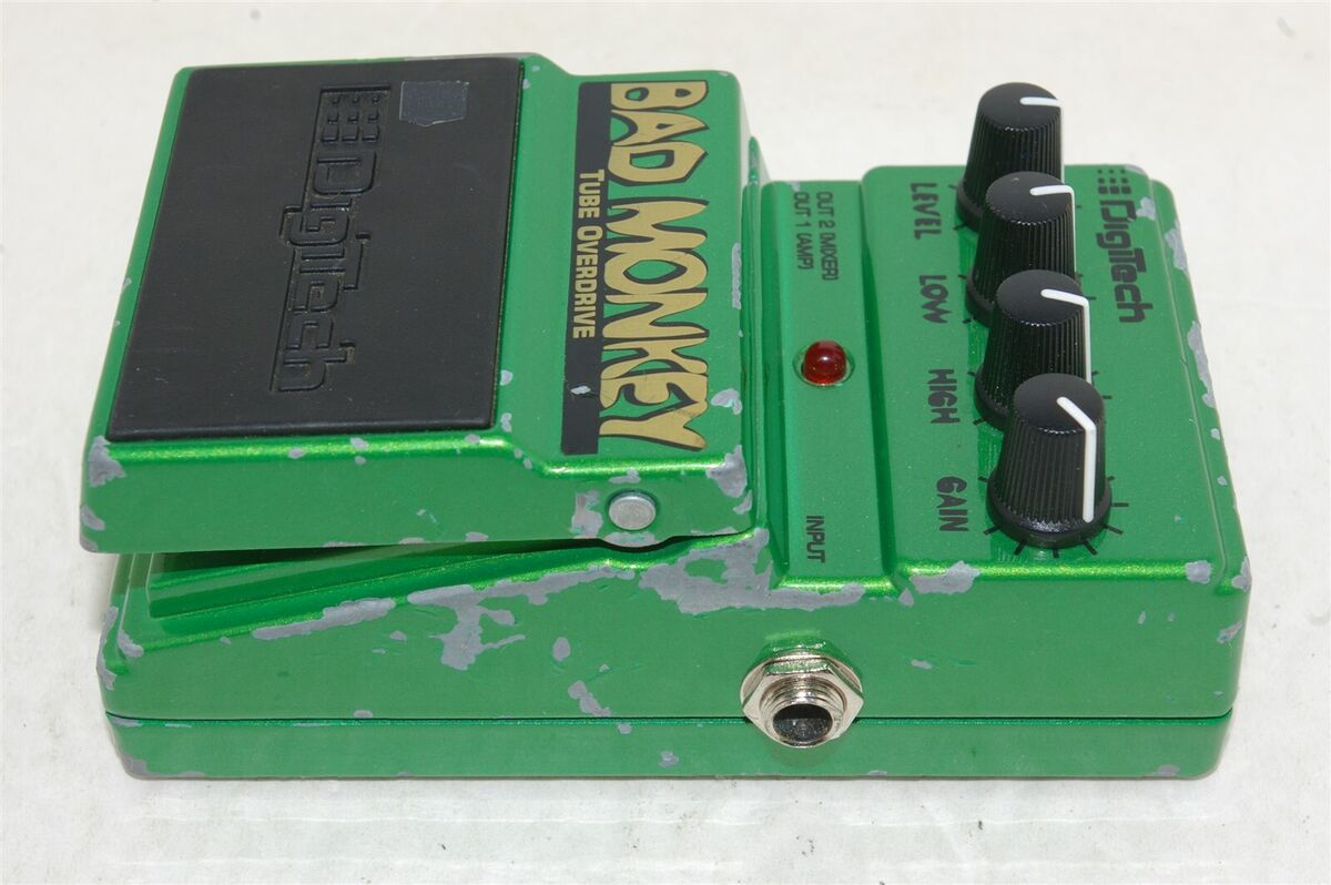 Digitech Bad Monkey Tube Overdrive Guitar Effects Pedal Made Digitech Bad Monkey Tube Overdrive Guitar Effects Pedal Made