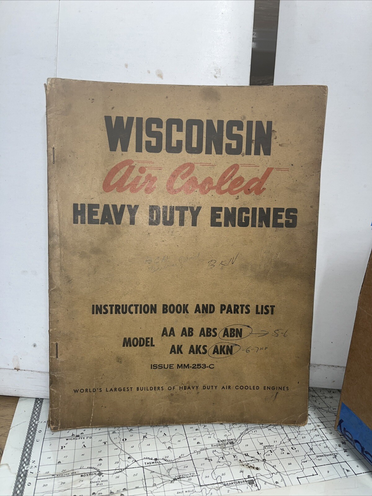 Wisconsin Heavy Duty Engines Model AA AB ABS ABN AK AKS AKN ...