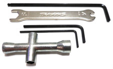 Traxxas 1/10 4x4 RC Toolkit - Hex 1.5mm 2mm 2.5m, Cross Wrench, Spanner 4 & 8mm