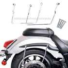 Saddle Bag Support Brackets Bars Chrome 2007-up Yamaha V Star 950 V Star 1300