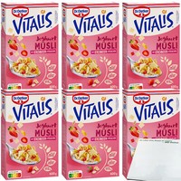 Dr. Oetker Vitalis JoghurtmüSli Mit ErdbeerstüCkchen 6Er Pack 6X600G Usy Block