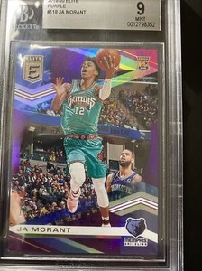 2019-20 Panini Elite JA MORANT Purple SP Rookie #'d /49 Grizzlies RC Beckett 9