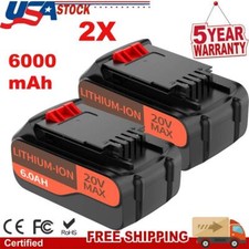 2PACK 20V Replacement for Black Decker MAX Lithium LBXR20 LB20 LBX20 Battery