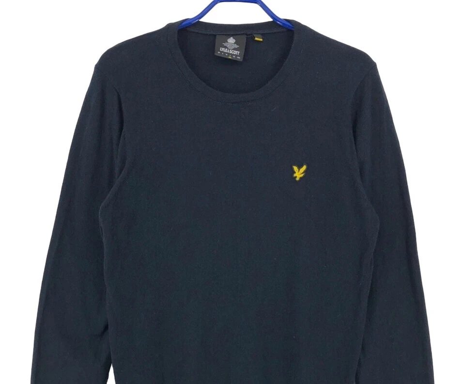 LYLE & SCOTT Men 15% Wool Slim Fit Crew Neck Jumper Pullover Sweater Size L - Image 3 of 4