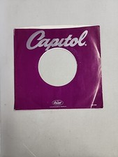 45 RPM 7" RECORD SLEEVES CO. SLEEVE 1 PACK SEE PHOTOS - Coral SLV156 