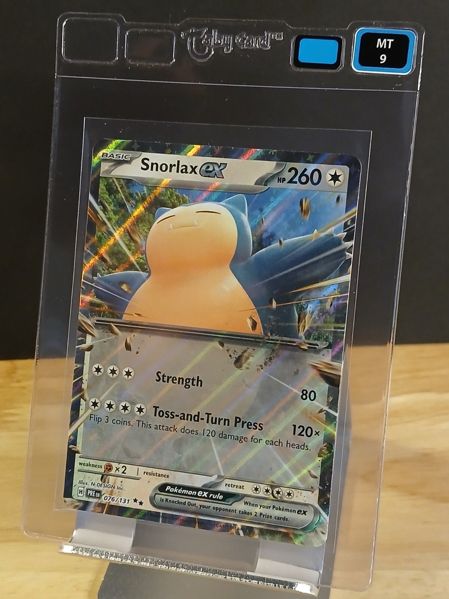 2025 Pokémon Prismatic Snorlax EX 076/131 - Taby Card™ MINT 9 | eBay