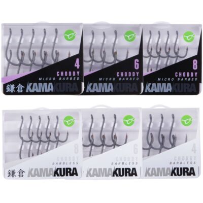 Korda Kamakura Hooks Choddy Barbless Hook Range Carp Fishing Korda