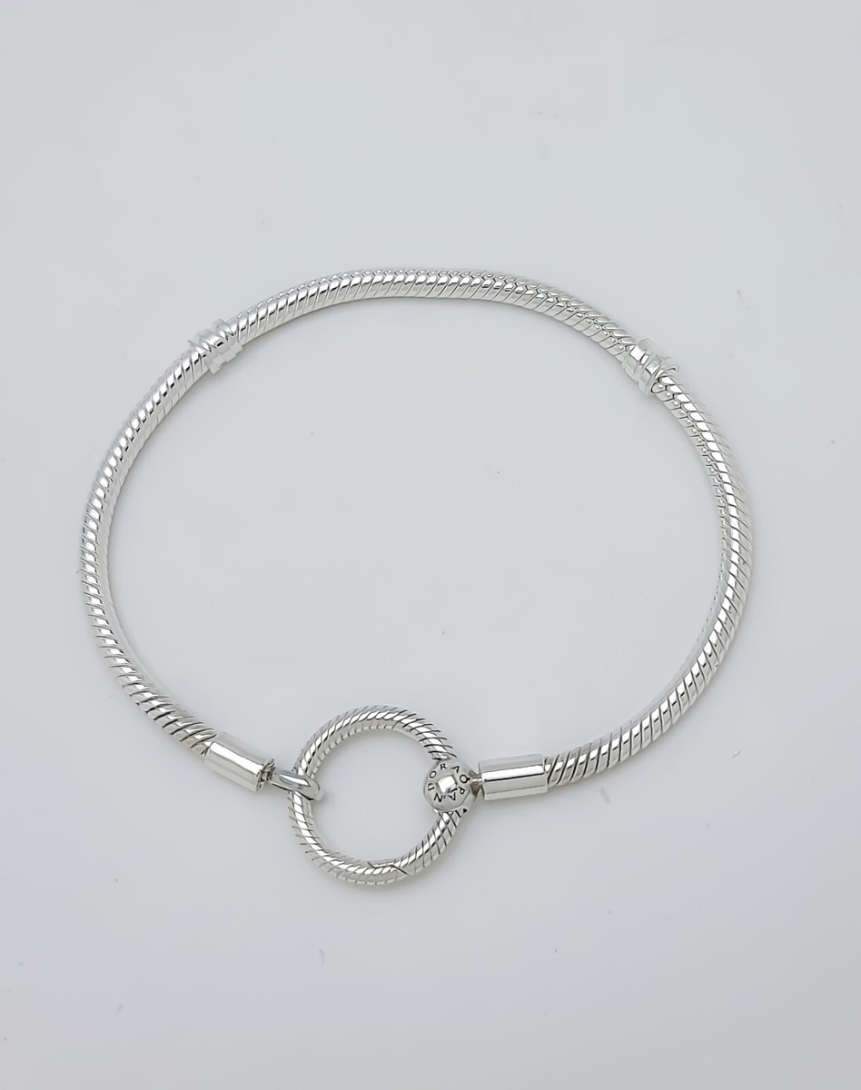 NEW Authentic PANDORA 925 Silver O Closure Snake Chain Charm NEW Authentic PANDORA 925 Silver O Closure Snake Chain Charm