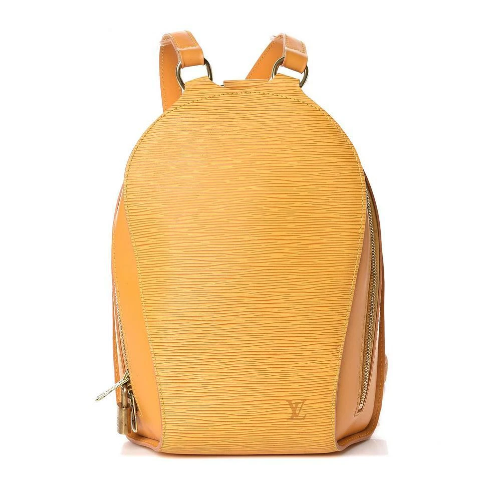 Louis Vuitton Yellow Epi Leather Mabillon Backpack 2lv1106