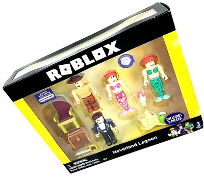 Roblox Neverland Lagoon Celebrity Collection 4 Figure Pack 9 Pcs W Virtual Code 681326198512 Ebay - details about roblox neverland lagoon 4 figure pack virtual item code brand new