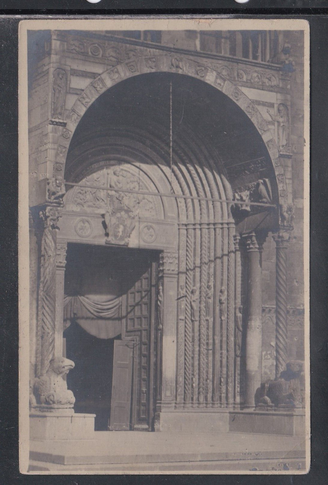 Cartolina Verona Cattedrale Porta EA611