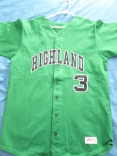 VTG Ripon Athletic HIGHLAND Baseball Jersey 48 Made USA University XXL College 3
