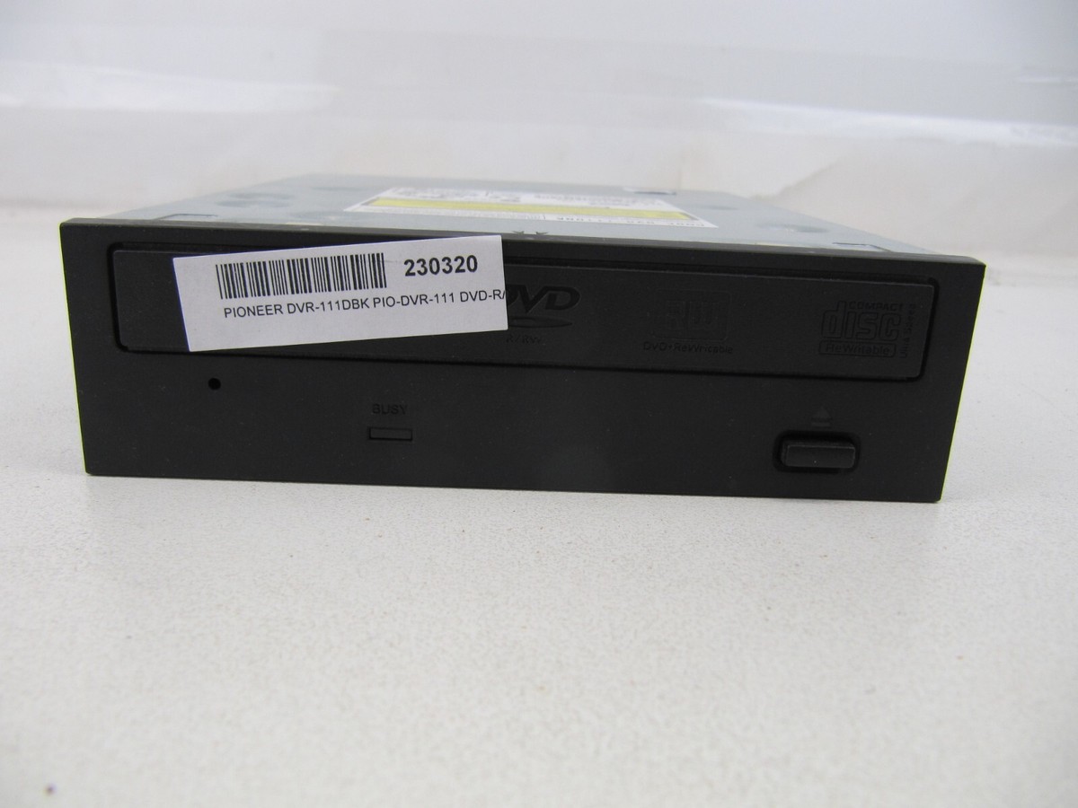 Pioneer DVR-111DBK Dual Layer CD DVD+RW IDE SATA Optical