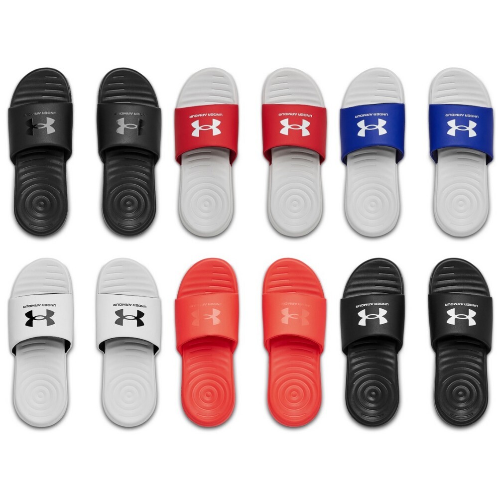 Under Armour 3023761 Men's UA Ansa Fixed Strap Slides Athletic Flip Flops