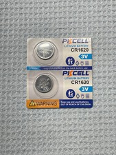 2 Pack CR1620 1620 PKCELL Lithium 3v Battery FACTORY FRESH w/ FREE SHIPPING 2030
