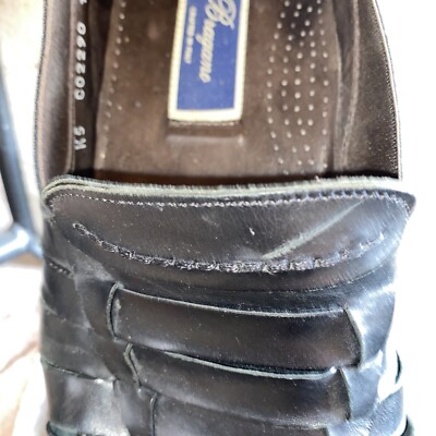 ? Bragano Mens Woven Black Leather Size 11 Shoes Italy Hans Cole Loafers Bragano | Shoes | Bragano Mens Woven Black Leather Size 1  main image 3