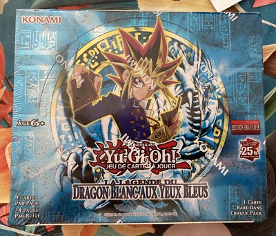 YuGiOh 25 Jahre Display 24 Booster Die Legende vom blauäugigen weißen Drachen LOD